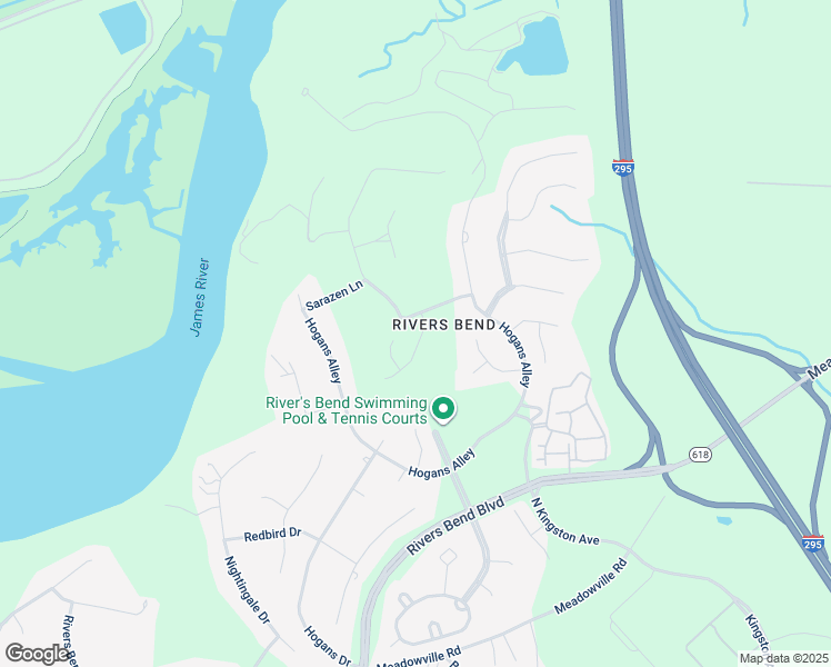 map of restaurants, bars, coffee shops, grocery stores, and more near 12318 Villas Drive in Chester