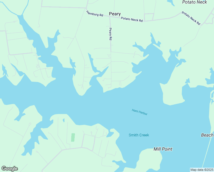 map of restaurants, bars, coffee shops, grocery stores, and more near 532 Peary Road in Port Haywood
