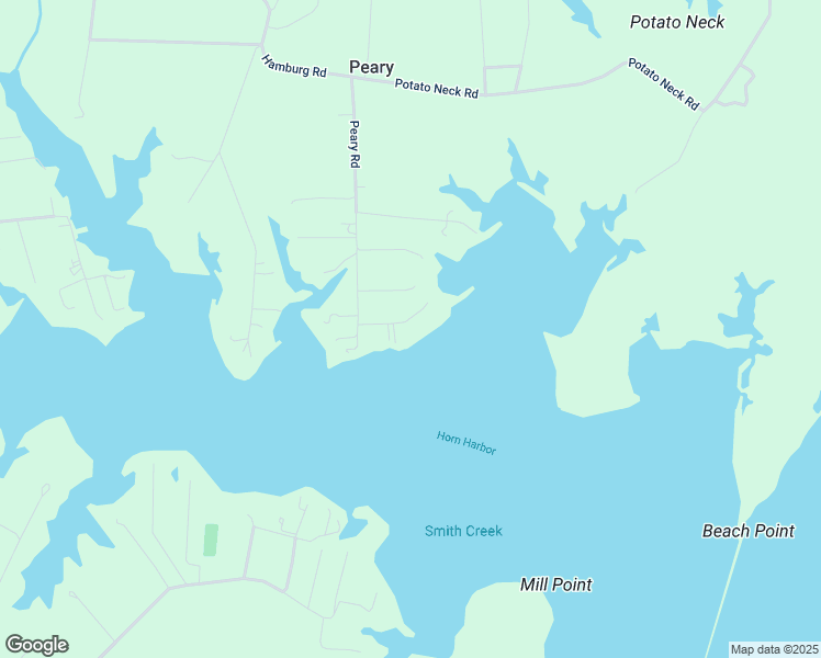 map of restaurants, bars, coffee shops, grocery stores, and more near 102 Shore Drive in Port Haywood