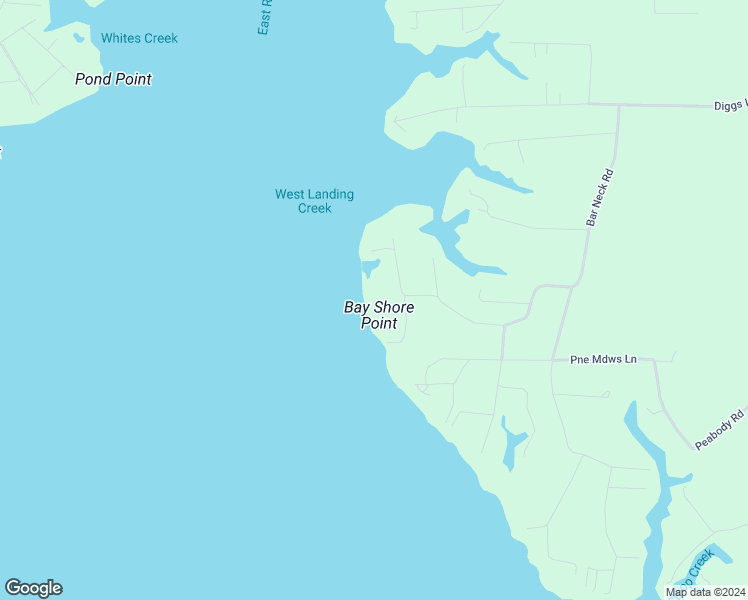 map of restaurants, bars, coffee shops, grocery stores, and more near 315 Bay Shore Point Road in Port Haywood