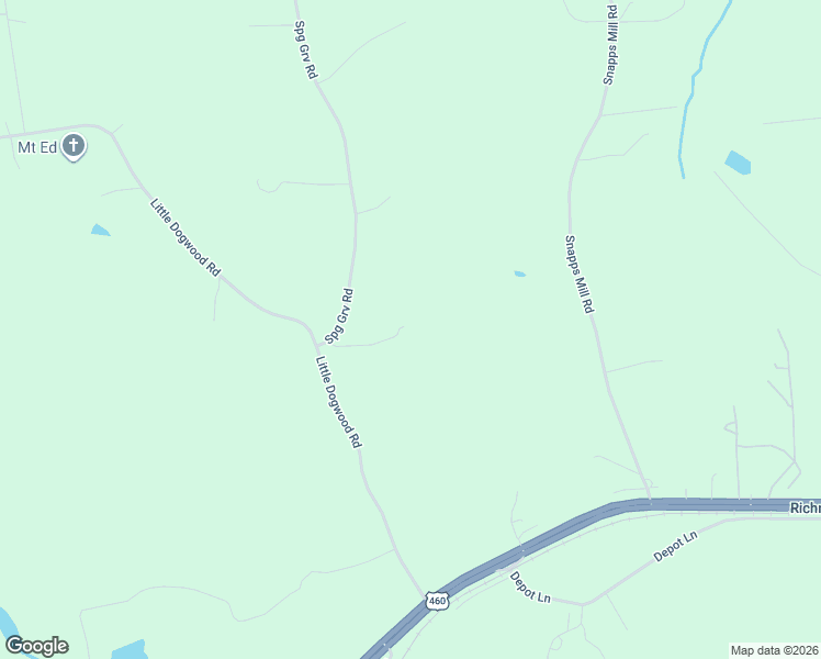 map of restaurants, bars, coffee shops, grocery stores, and more near in Spout Spring