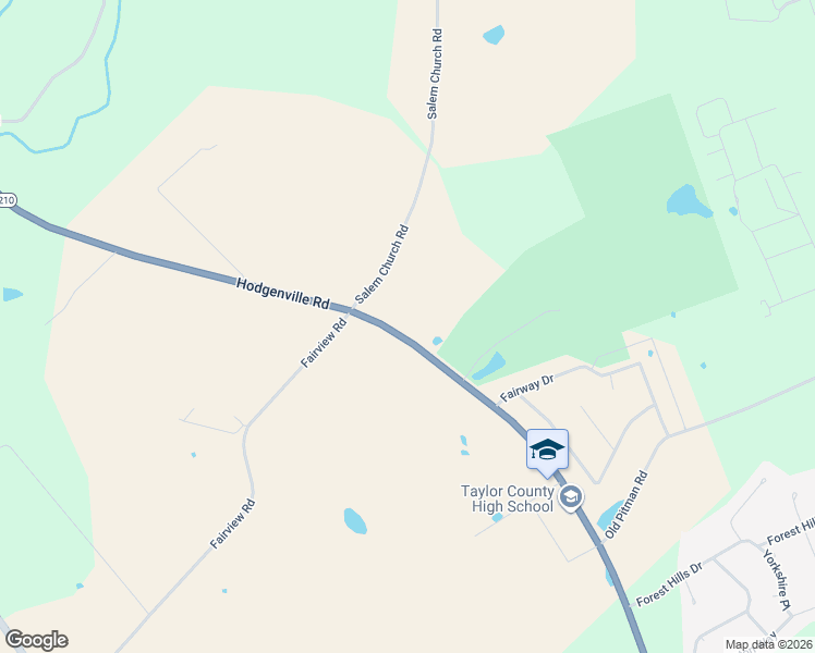 map of restaurants, bars, coffee shops, grocery stores, and more near 3440 Hodgenville Road in Campbellsville