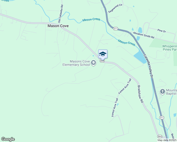 map of restaurants, bars, coffee shops, grocery stores, and more near 3424 Buckwood Trail in Salem