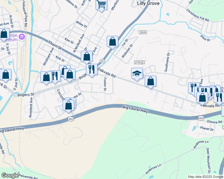 map of restaurants, bars, coffee shops, grocery stores, and more near 111 Edgemont Drive in Princeton