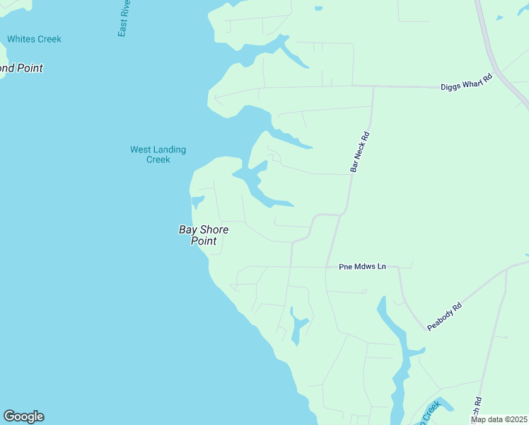 map of restaurants, bars, coffee shops, grocery stores, and more near 98 Bay Shore Point Road in Port Haywood