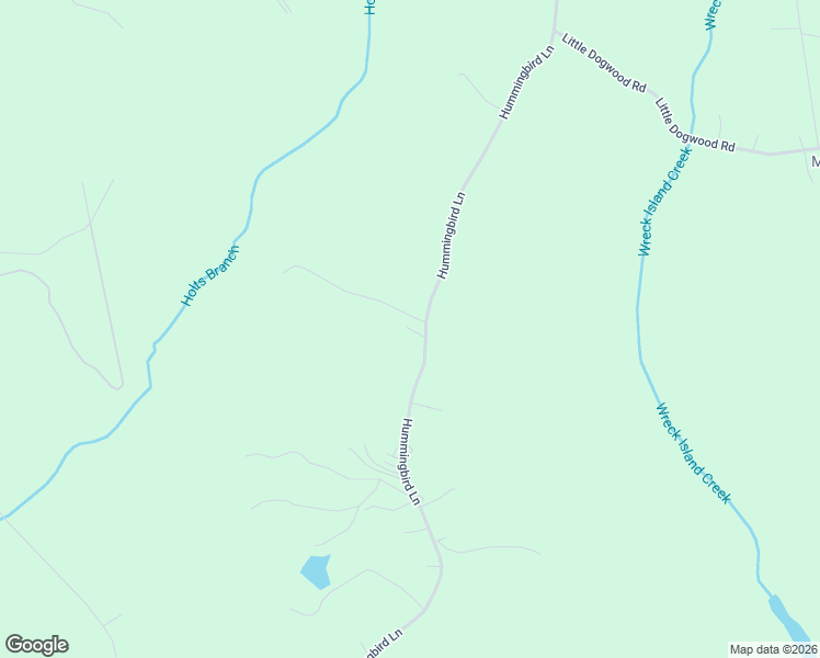 map of restaurants, bars, coffee shops, grocery stores, and more near 1389 Hummingbird Lane in Spout Spring