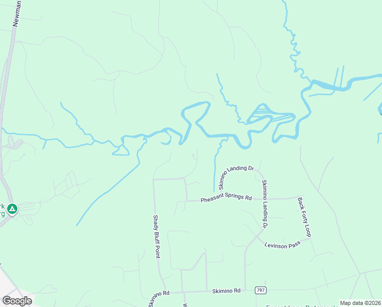 map of restaurants, bars, coffee shops, grocery stores, and more near 203 Creek Point Circle in Williamsburg