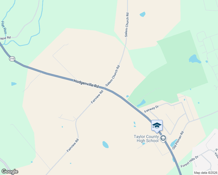 map of restaurants, bars, coffee shops, grocery stores, and more near 3440-3508 Hodgenville Road in Campbellsville