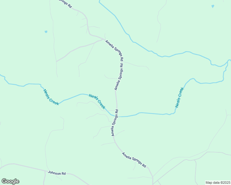 map of restaurants, bars, coffee shops, grocery stores, and more near 7120 Amelia Springs Road in Jetersville