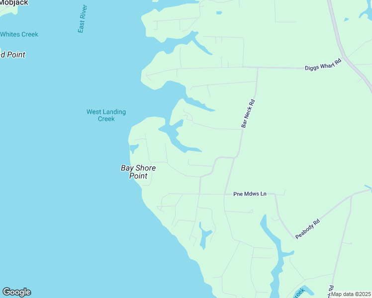 map of restaurants, bars, coffee shops, grocery stores, and more near 98 Bay Shore Point Road in Port Haywood