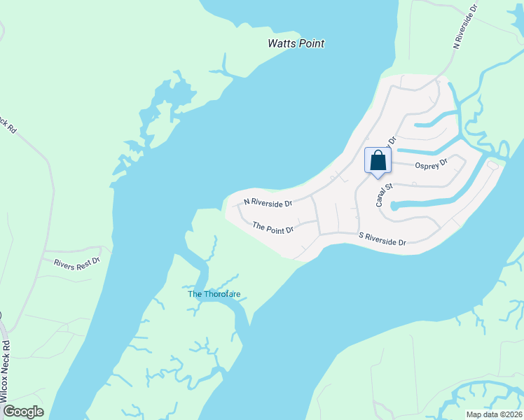 map of restaurants, bars, coffee shops, grocery stores, and more near 3027 North Riverside Drive in Lanexa