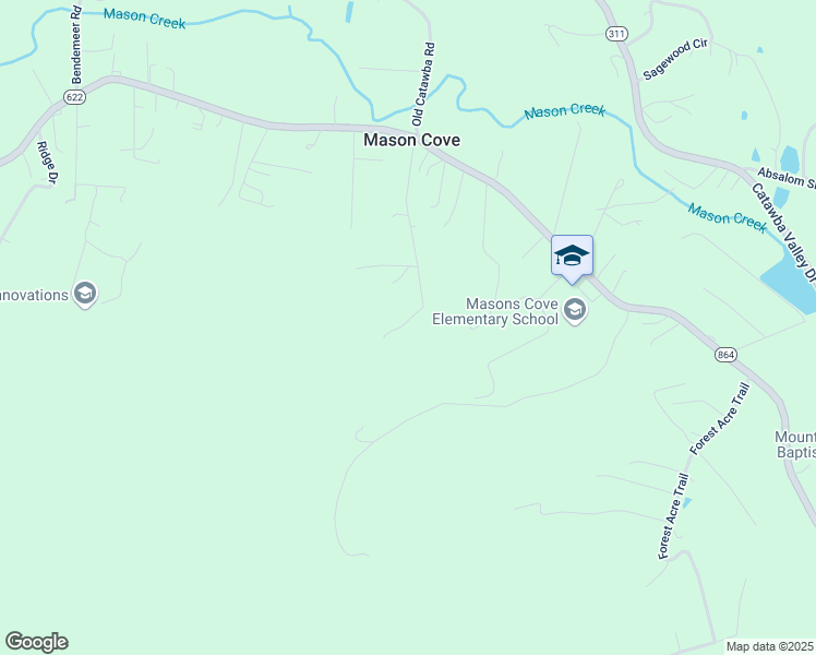 map of restaurants, bars, coffee shops, grocery stores, and more near 3423 Alltree Trail in Salem