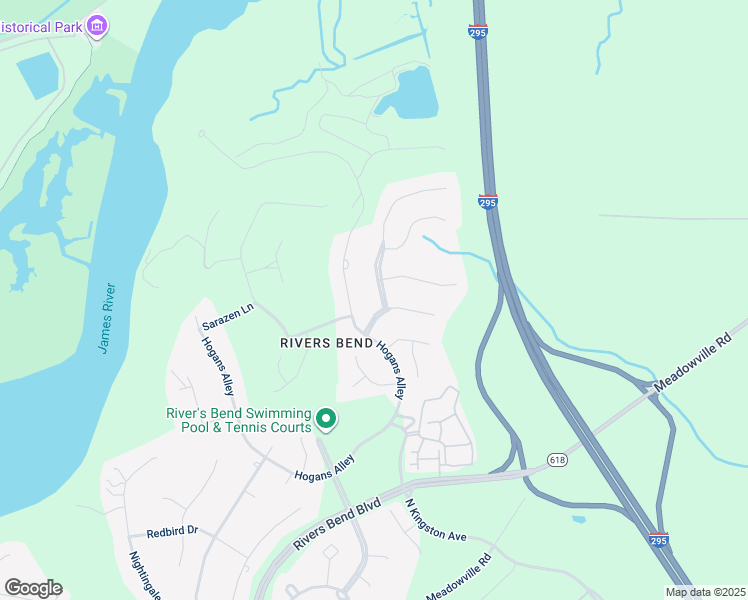map of restaurants, bars, coffee shops, grocery stores, and more near 12118 Club Ridge Drive in Chester