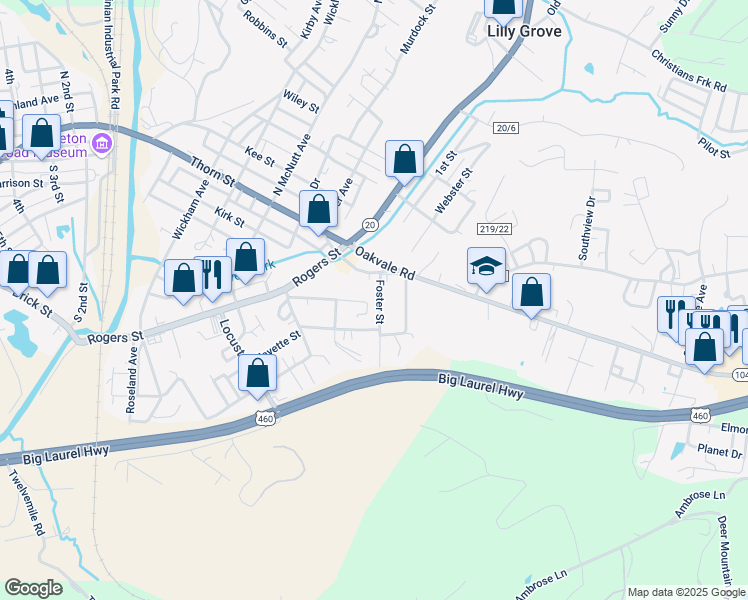 map of restaurants, bars, coffee shops, grocery stores, and more near 111 Edgemont Drive in Princeton