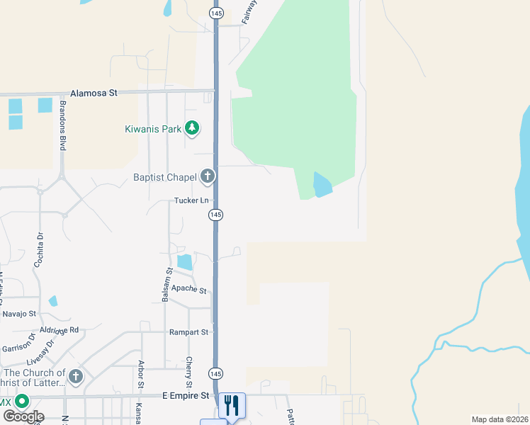 map of restaurants, bars, coffee shops, grocery stores, and more near 1500 North Dolores Road in Cortez