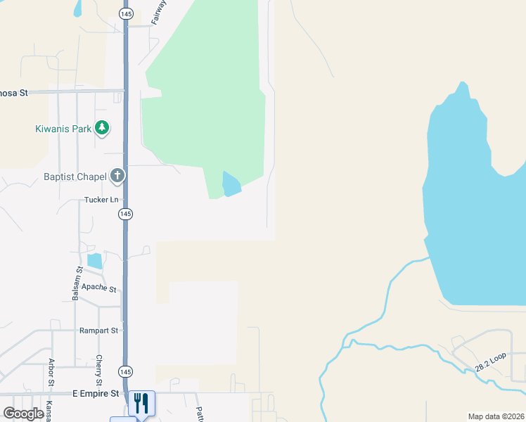 map of restaurants, bars, coffee shops, grocery stores, and more near 1450 North Dolores Road in Cortez