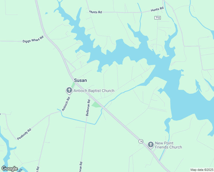 map of restaurants, bars, coffee shops, grocery stores, and more near 83 Millers Lane in Susan