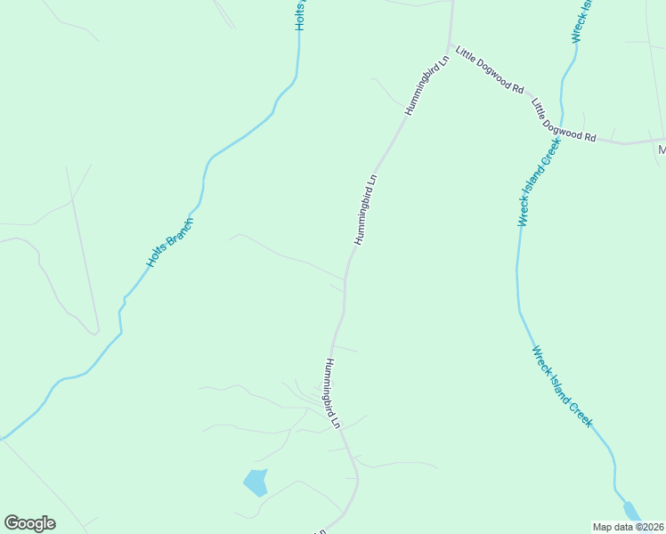 map of restaurants, bars, coffee shops, grocery stores, and more near 1389 Hummingbird Lane in Spout Spring