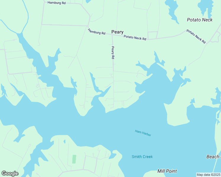 map of restaurants, bars, coffee shops, grocery stores, and more near 326 Peary Road in Mathews