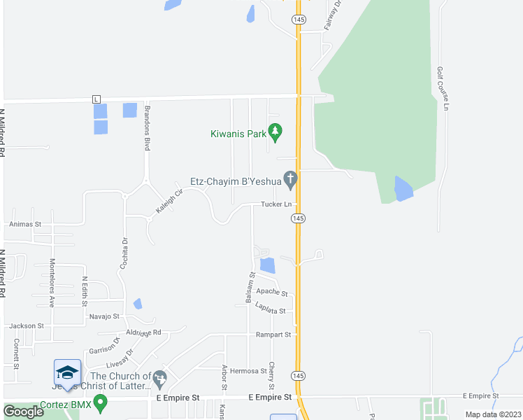 map of restaurants, bars, coffee shops, grocery stores, and more near 2227 Tucker Lane in Cortez