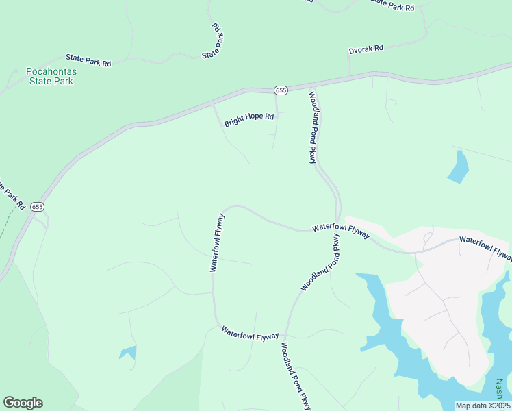 map of restaurants, bars, coffee shops, grocery stores, and more near 9330 Waterfowl Flyway in Chesterfield