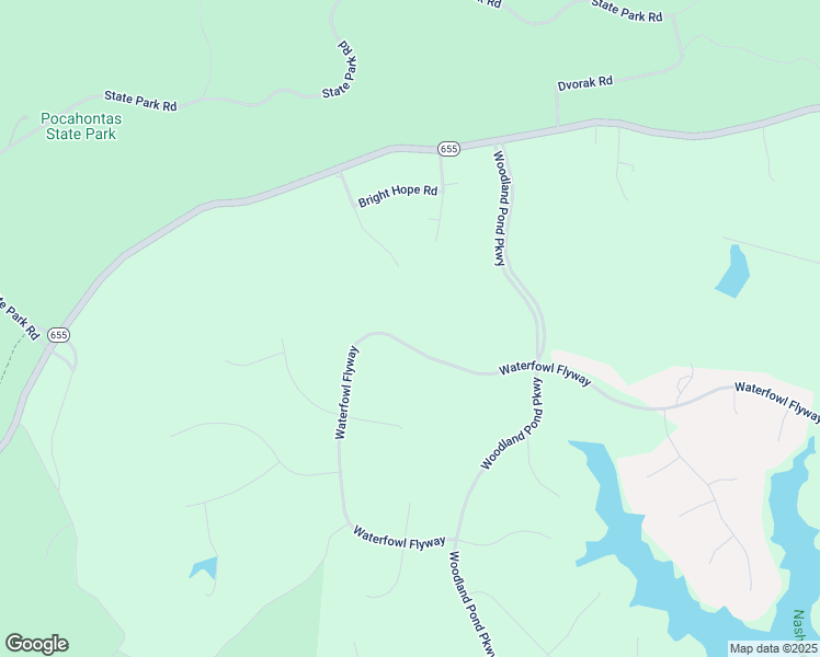 map of restaurants, bars, coffee shops, grocery stores, and more near 9330 Waterfowl Flyway in Chesterfield