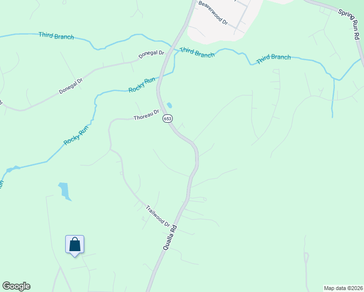 map of restaurants, bars, coffee shops, grocery stores, and more near 10520 Qualla Road in Chesterfield