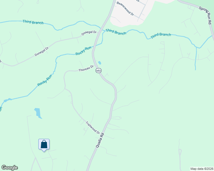 map of restaurants, bars, coffee shops, grocery stores, and more near 10520 Qualla Road in Chesterfield