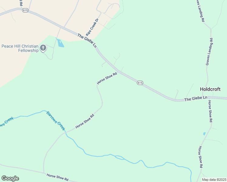 map of restaurants, bars, coffee shops, grocery stores, and more near 17340 Horse Shoe Road in Charles City