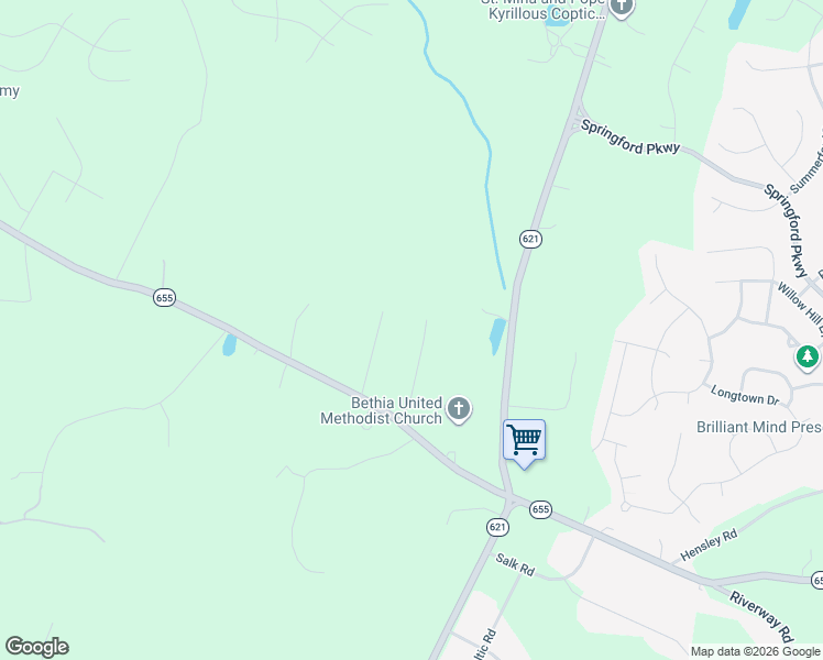 map of restaurants, bars, coffee shops, grocery stores, and more near 10300 Ambridge Road in Chesterfield
