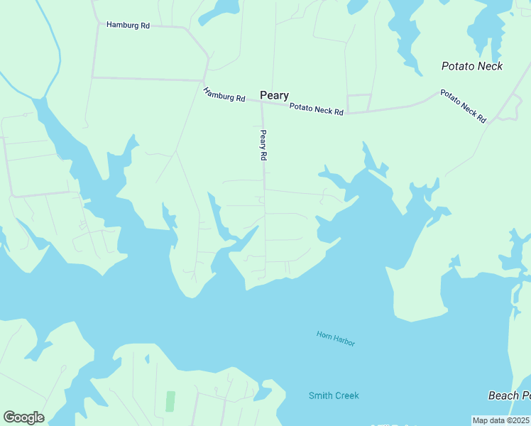 map of restaurants, bars, coffee shops, grocery stores, and more near 371 Peary Road in Port Haywood