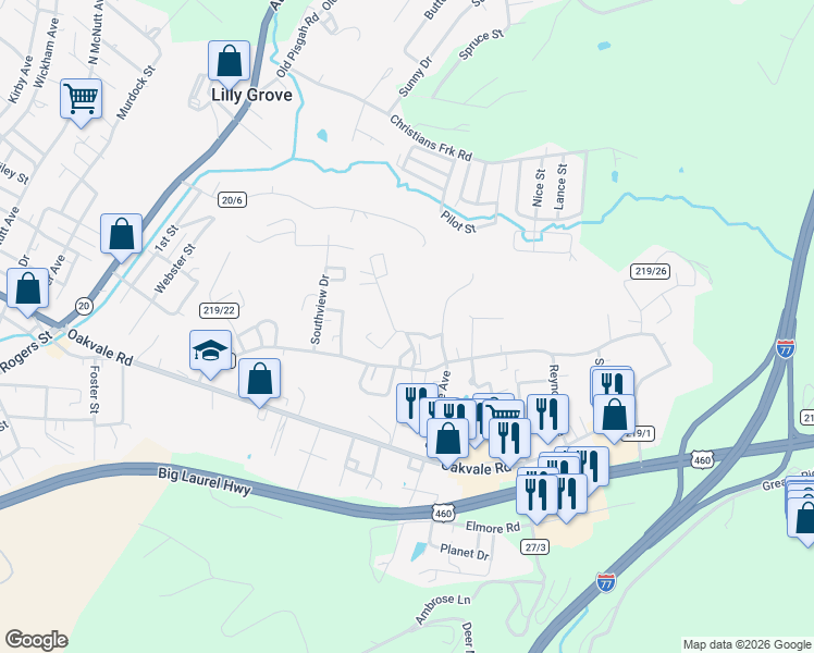 map of restaurants, bars, coffee shops, grocery stores, and more near 152 Chase Lane in Princeton