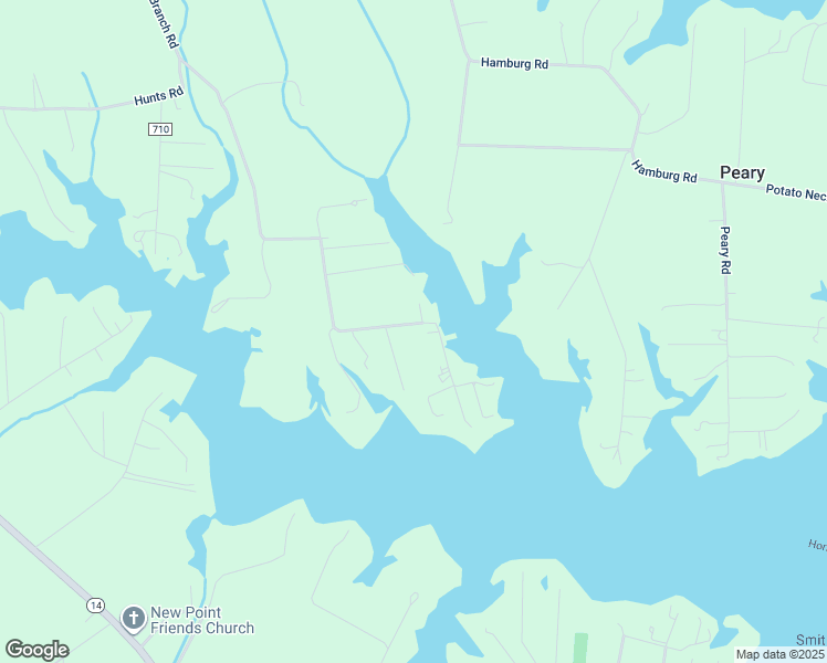 map of restaurants, bars, coffee shops, grocery stores, and more near 235 Possum Point Road in Port Haywood