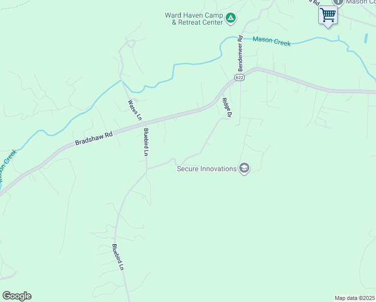 map of restaurants, bars, coffee shops, grocery stores, and more near 3920 Ridge Drive in Salem