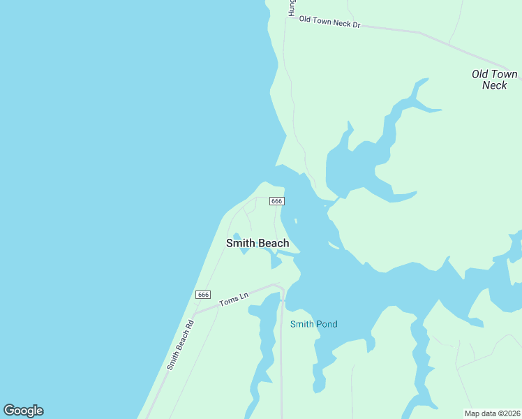 map of restaurants, bars, coffee shops, grocery stores, and more near 15581 Smith Beach Road in Cape Charles