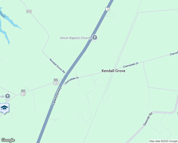 map of restaurants, bars, coffee shops, grocery stores, and more near 6305 Cherrydale Drive in Cape Charles