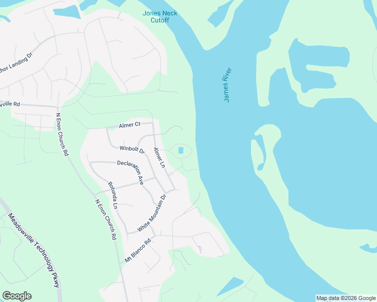 map of restaurants, bars, coffee shops, grocery stores, and more near 12007 North Enon Church Road in Chester