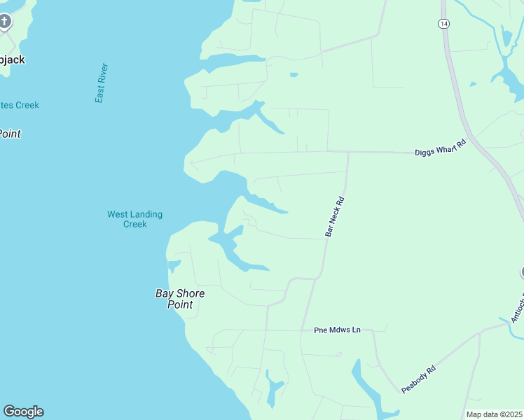 map of restaurants, bars, coffee shops, grocery stores, and more near 170 Windward Way in Port Haywood