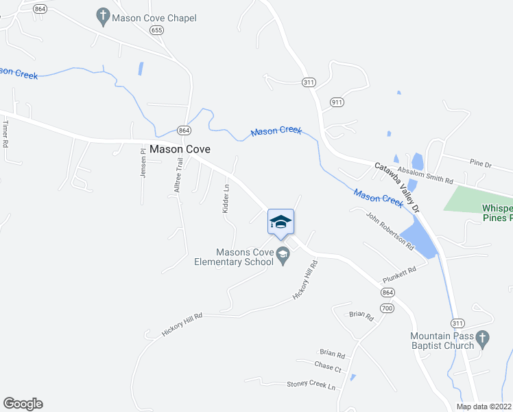 map of restaurants, bars, coffee shops, grocery stores, and more near 3458 Bradshaw Rd in Salem