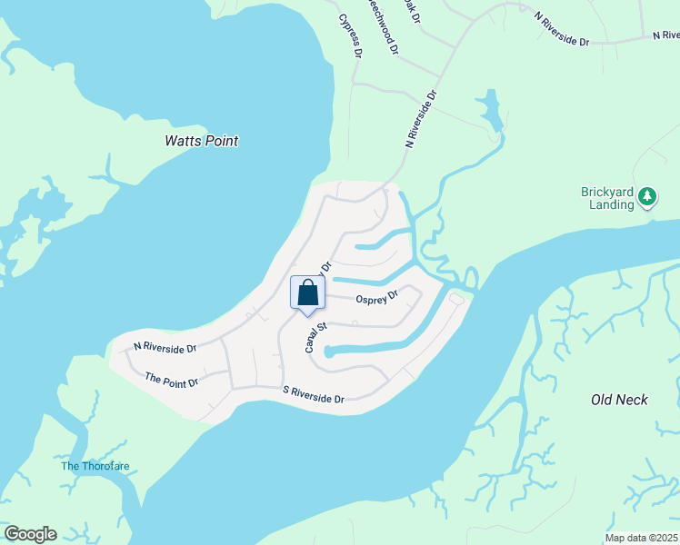 map of restaurants, bars, coffee shops, grocery stores, and more near 6005 Tabiatha Lane in Lanexa