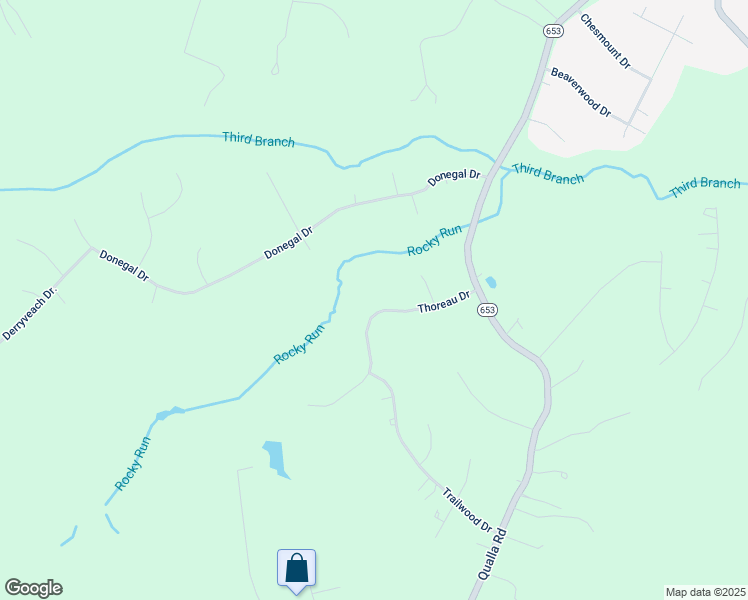 map of restaurants, bars, coffee shops, grocery stores, and more near 12530 Thoreau Drive in Chesterfield