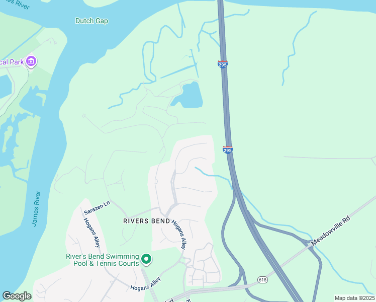 map of restaurants, bars, coffee shops, grocery stores, and more near 11843 Club Ridge Drive in Chester