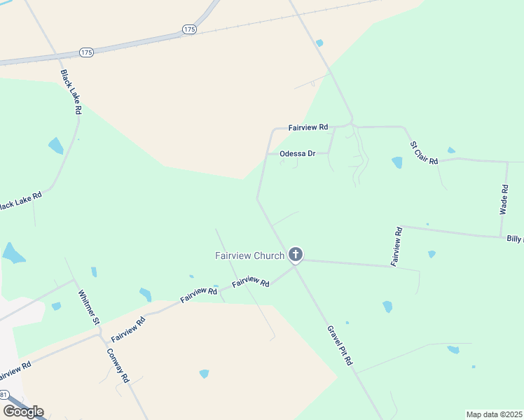 map of restaurants, bars, coffee shops, grocery stores, and more near Fairview Road in Central City