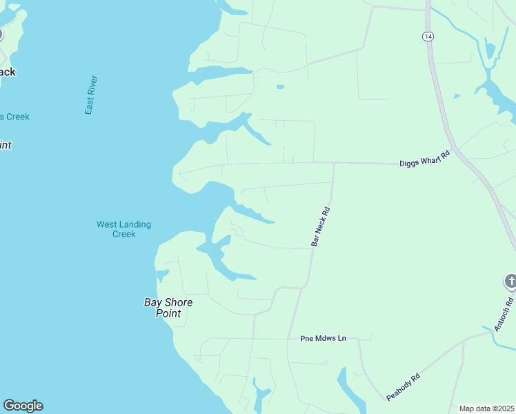map of restaurants, bars, coffee shops, grocery stores, and more near 292 West Landing Creek Road in Port Haywood