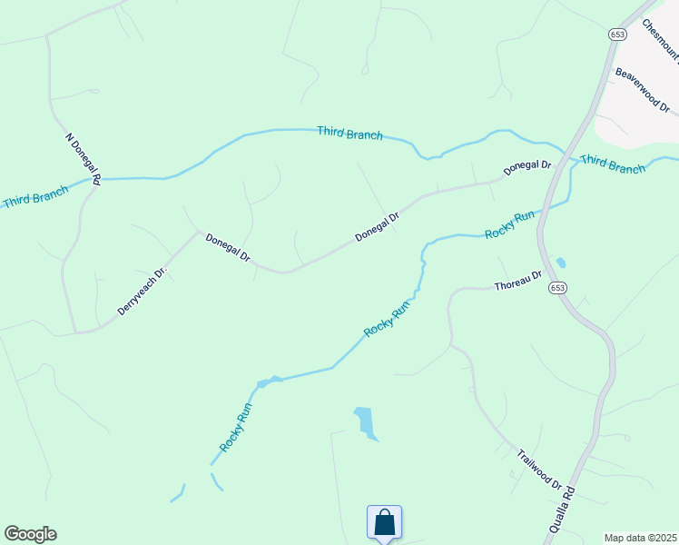 map of restaurants, bars, coffee shops, grocery stores, and more near 12781 Donegal Drive in Chesterfield