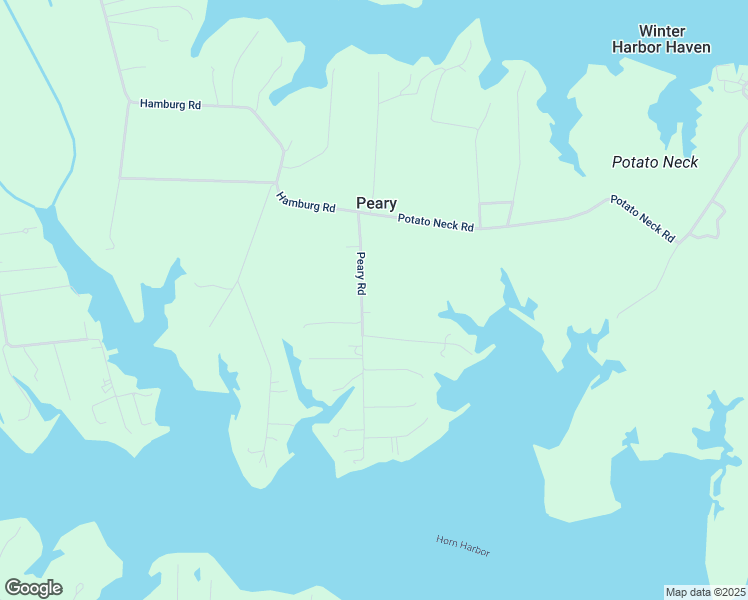 map of restaurants, bars, coffee shops, grocery stores, and more near 197 Peary Road in Port Haywood
