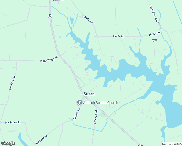 map of restaurants, bars, coffee shops, grocery stores, and more near Susan Lane in Susan