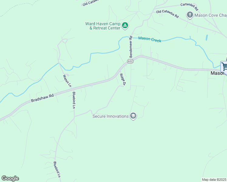 map of restaurants, bars, coffee shops, grocery stores, and more near 3994 Ridge Drive in Salem