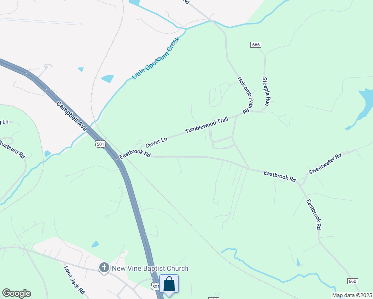 map of restaurants, bars, coffee shops, grocery stores, and more near 3471 Eastbrook Road in Lynchburg