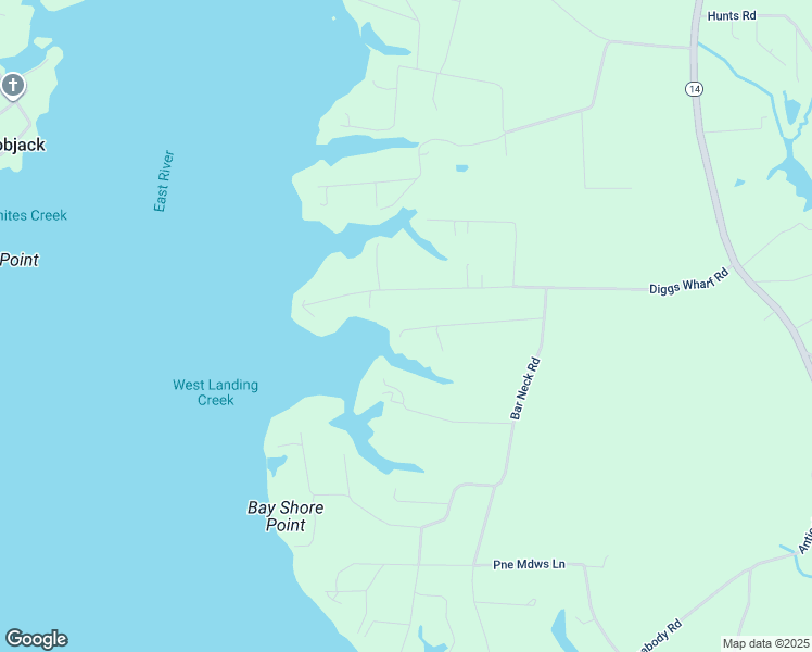 map of restaurants, bars, coffee shops, grocery stores, and more near 236 Landing Lane in Mathews